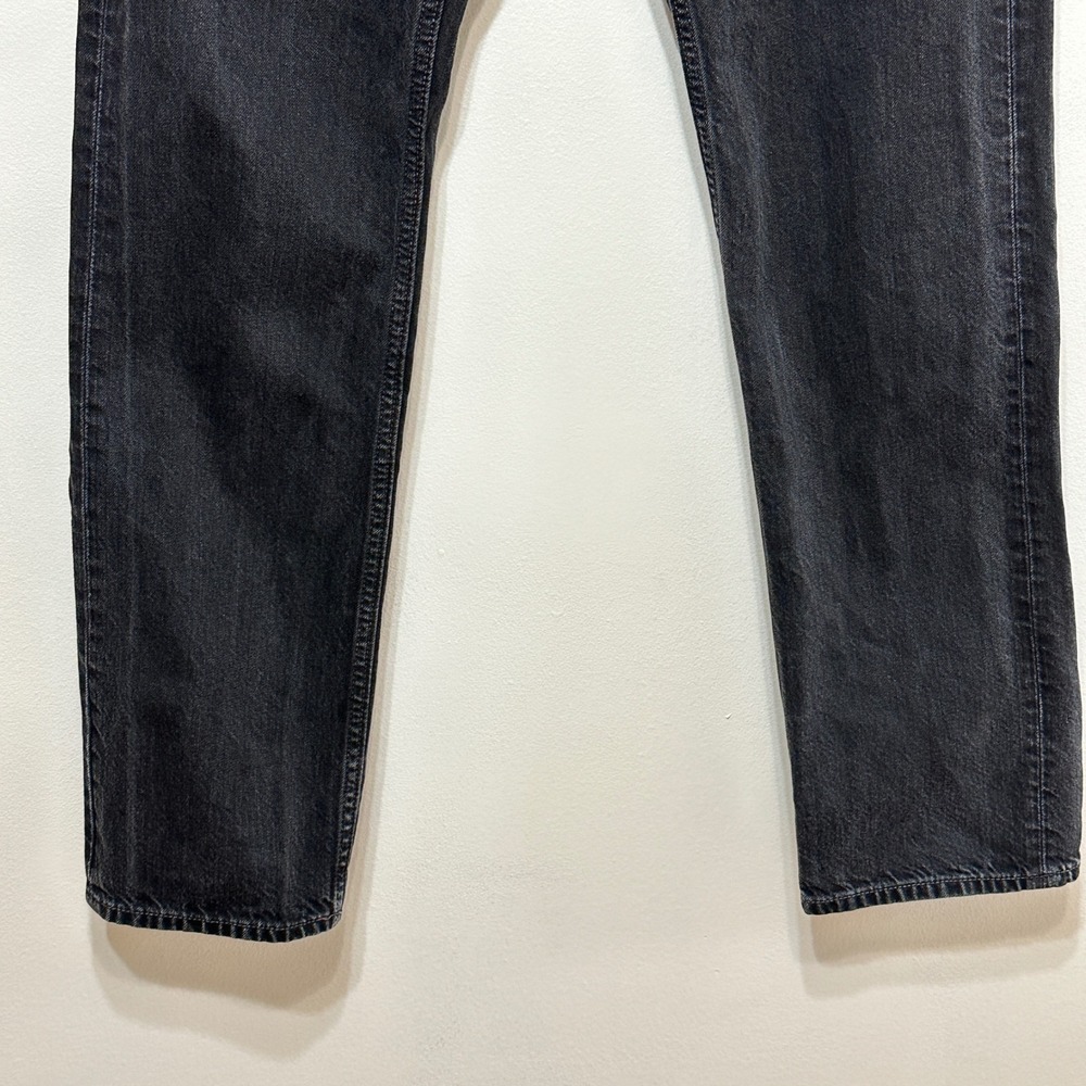 Banana Republic Slim Fit Jeans Mens 32x30 Black Denim Faded Casual Pants Grunge - Picture 3 of 9